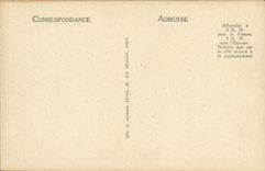 VINTAGE POSTCARD Holy pol  of Leon southernmost Gate of the Basilica