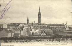 VINTAGE POSTCARD St pol  of Leon View