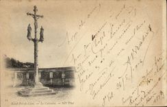 VINTAGE POSTCARD Holy pol  of Leon the Martyrdom