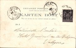 VINTAGE POSTCARD the most bell tower of Brittany Kreisker St pol  of Leon