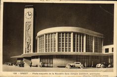 CPA Brest Photo marquette de la Nouvelle Gare