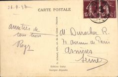 CPA Brest Photo marquette de la Nouvelle Gare