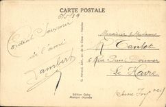 CPA Brest Photo maquette de la Nouvelle Gare