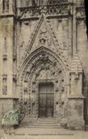 VINTAGE POSTCARD Quimper southern Gate of the Cathedral Sainte Catherine