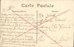 VINTAGE POSTCARD Quimper Seen on the Cathedral taken of the Frugy Mount