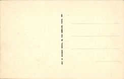 VINTAGE POSTCARD Interior Locquirec of L Relable Church of the Master Furnace bridge