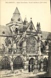 VINTAGE POSTCARD Andelys Church our Lady Gate meridonal