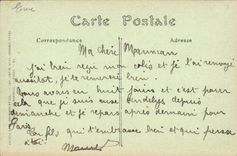 Castillo fuerte de Andely de la POSTAL de la VENDIMIA pequeno vista del puerto de Morin