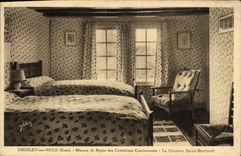 VINTAGE POSTCARD Grosley on Risle Convalescent home of the Actors Combatants the Room Sarah Bernhardt