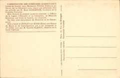 VINTAGE POSTCARD Grosley on Risle the Convalescent home of the Actors Combatants