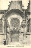 CPA La Bazoche Gouet Le Portail de l Eglise