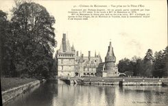 CPA Chateau de Maintenon Vue prise sur la Piece d Eau