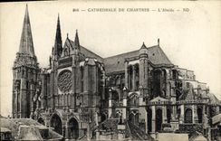 CPA Cathedrale de Chartres L Abside