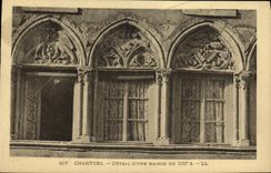 CPA Chartres Detail d Une Maison du Xlll e S