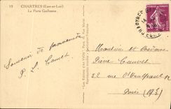 CPA Chartres La Porte Guillaume Tabac