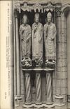 CPA Musee de Sculpture Comparee Cathedrale de Chartres Portail Meridional Figures de la Porte de droite 