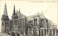 CPA Cathedrale de Chartres L Abside