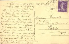 La POSTAL de la VENDIMIA enarena D Olonne L entrado del puerto y de los barcos de la torre D Arundel