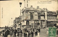 La POSTAL de la VENDIMIA enarena D Olonne el lugar de Navarin en el terraplen