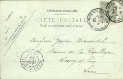 CPA Bordeaux Les Quais Vue prise du Pont Bateaux