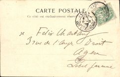 CPA Bordeaux Le Pont pris de la Bastide Cote Ouest