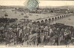 CPA Bordeaux Vue Generale de la Tour St Michel