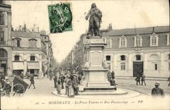 CPA Bordeaux La Place Tourny Rue Fondaudege