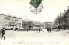 CPA Bordeaux Les Allees de Tourny Le Grand Theatre
