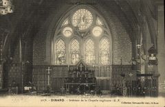 CPA Dinard Interieur de la Chapelle anglicane