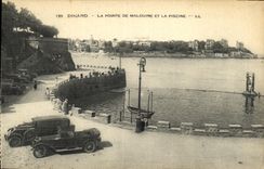 CPA Dinard La Pointe de Malouine et la Piscine Automobile 