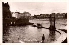 CPA Dinard La Piscine et la Plage de l Ecluse