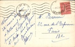 VINTAGE POSTCARD St Malo the Beach of Good Help and Walls