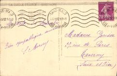 VINTAGE POSTCARD Holy Malo St Servan Boats