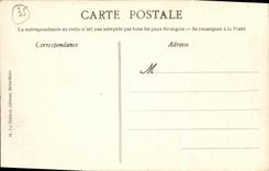 VINTAGE POSTCARD St Malo the Public garden the Castle and the Gate St Vincent Train