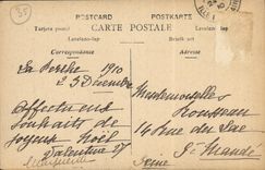 VINTAGE POSTCARD Holy Malo Staircase of the Walls