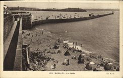 VINTAGE POSTCARD St Malo the Pier
