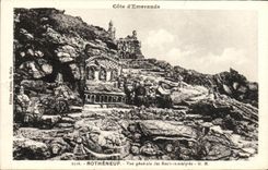 CPA Rotheneuf Vue Generale des Rochers sculptes