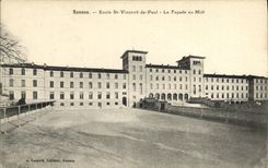 CPA Rennes Ecole St Vincent de Paul La Facade au Midi