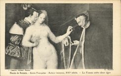 CPA Rennes Ecole Francaise Auteur Inconnu La femme entre deux ages