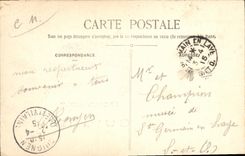 POSTAL Guignen santo de la VENDIMIA