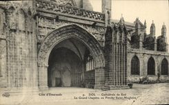 VINTAGE POSTCARD Fraud of Brittany the Cathedral the great chapter or Holy porch Magloire