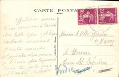 VINTAGE POSTCARD Cancale L Church