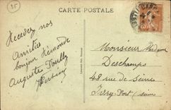 VINTAGE POSTCARD Cancale the Point of Gruin