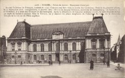 CPA Rennes Fresque du Grand Escaller de L Hotel de Ville 