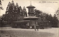 CPA Rennes Le Thabor La Voliere Enfants Oiseaux
