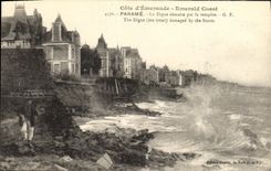CPA Fougeres La digue demolie par la tempete
