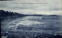 VINTAGE POSTCARD Parame Rochebonne the Dam Dimensions Holy Malo