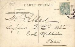 VINTAGE POSTCARD St Servan View Taken of the ISCED