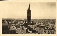 VINTAGE POSTCARD Montpellier Panorama Towards L Church Sainte Anne