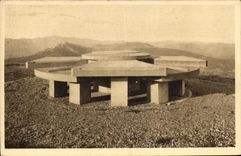 VINTAGE POSTCARD Lamalou les Bains Drill of the writers war veterans the Military Cross Militaria